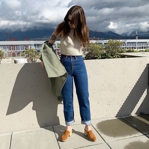 Decade Studio Cream Knit Crop Top